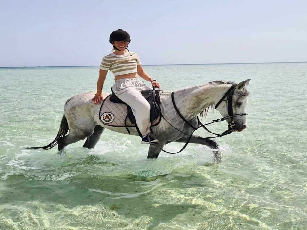 Horse riding in the desert and on the beach