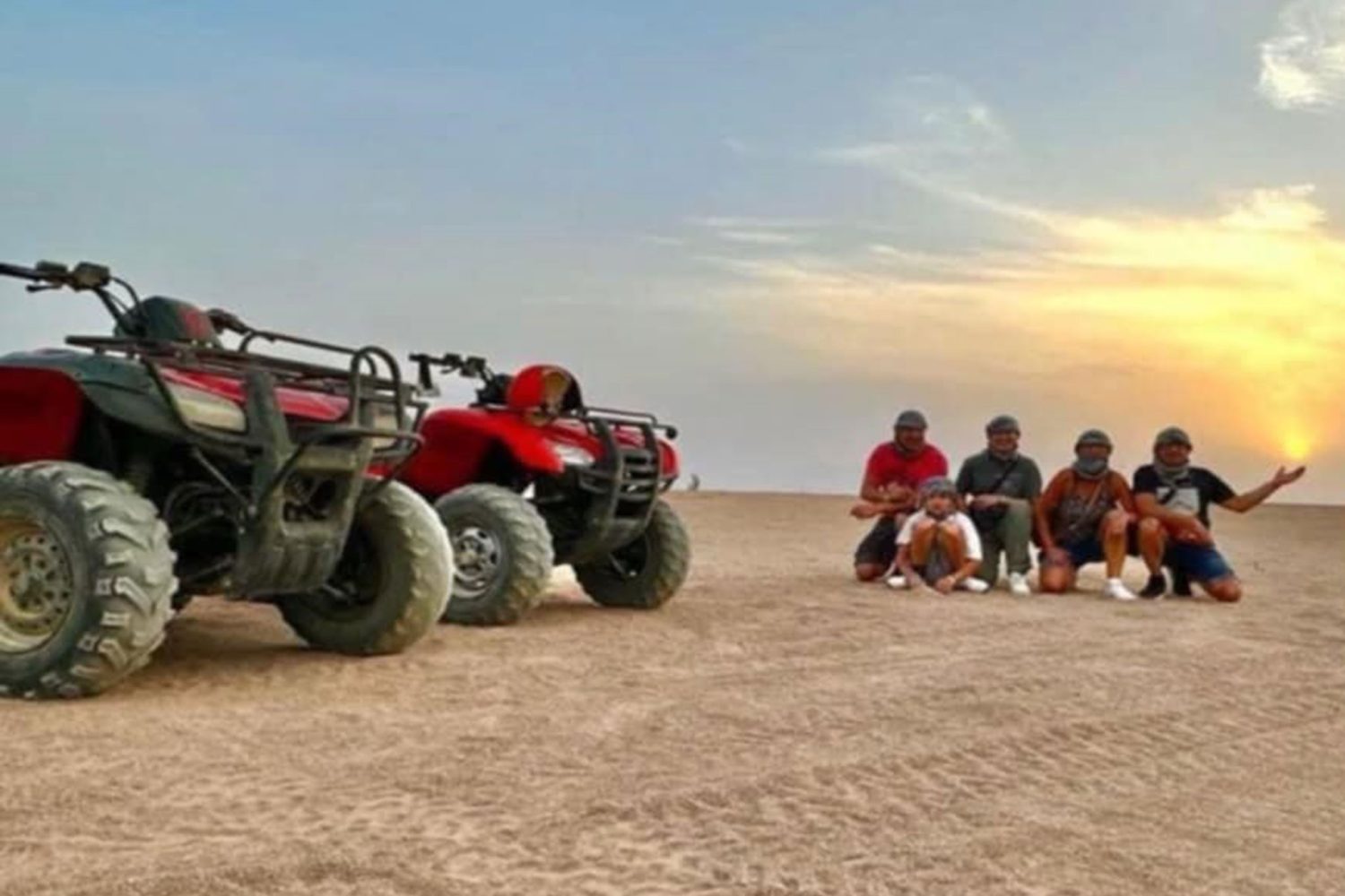 Private Super Sunset Quad Adventure to the Bedouin village